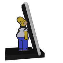 homero phone stand 3d print model - Mito3D