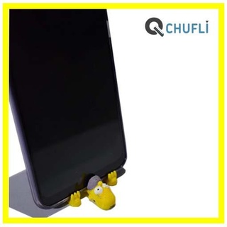 homero teléfono simpson célula soporte up celular apoyo llave anillo 3d print model - Mito3D
