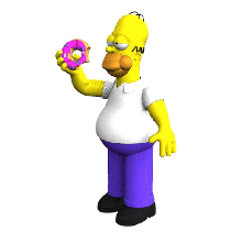 homero Urso corça brinquedos desenhos animados arte jogos coleção homer Simpsons 3d print model - Mito3D