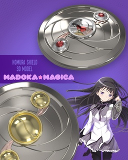 homura shield - madoka magica 3d print model - Mito3D
