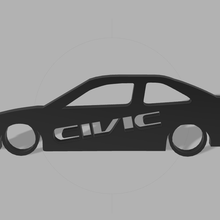 honda 6 coupé beccaccia gadget civico 3d print model - Mito3D