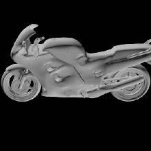 Honda cbr1000f Motorrad cool 3d print model - Mito3D
