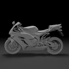 honda 1000rr fireblade hazır baskı cbr sanat printig süper hız daha hızlı motogp Japonya Japon stl yazdırılabilir bisiklet motosiklet araç superbike moto 3d yazıcı model 3d print model - Mito3D