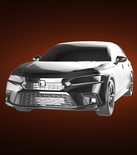 honda civic Home compact car race modern vehicle sports luxury touring prototype hypercar concept 3d print model - Mito3D