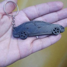honda civic keychain key ring chain auto cars original car art 3d print model - Mito3D
