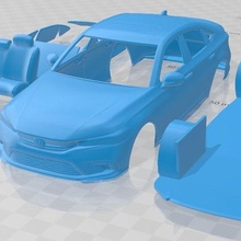 honda civic sedan touring spec 2022 printable car 3d print model - Mito3D