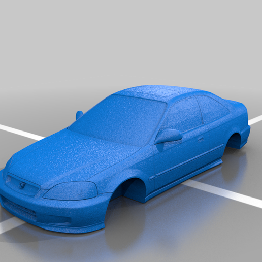 honda civico si coupé em1 3D print model - Mito3D