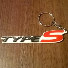honda civic type-s keyring keyfob bag charm fashion car accessory key fob chain ring keychain 3d print model - Mito3D