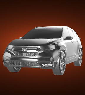 Honda cr v automóvil coche vehiculo vehículo reunión carrera Deportes derby 3d print model - Mito3D