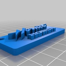 honda calabrone portachiavi 3d print model - Mito3D