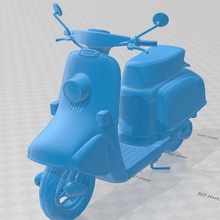 Honda julio scooter imprimible moto 3d print model - Mito3D
