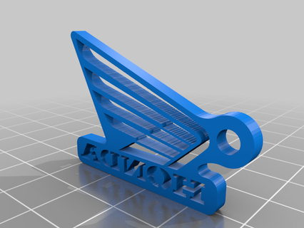 honda keychain motorcycle keychains keyring 3d printing 3d print model - Mito3D