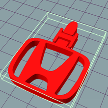 honda logo Anahtarlık gadget anahtar halkası sapan 3d print model - Mito3D