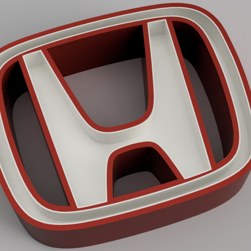 Honda logo lampe art civique nsx crv hrv 3D print model - Mito3D