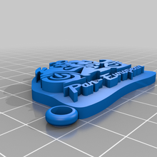 honda pan european keychain 3d print model - Mito3D