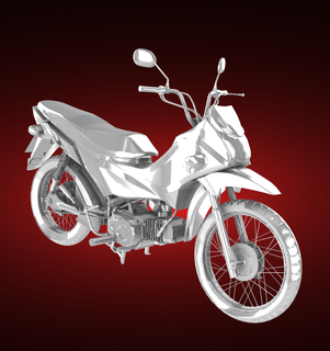 Honda popular 110i moto motocicleta bicicleta motor two wheeled vehículo motociclista deporte superior velocidad turbo 3d print model - Mito3D