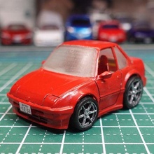 honda prelude 3rd generation deformed style game vehicles 3d print model - Mito3D