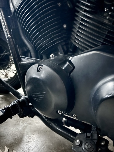 honda sombra alternador cubierta carcasa funda artilugio motocicleta 3d print model - Mito3D