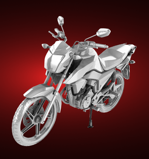 honda titano cg 160 moto motociclo bicicletta motore two wheeled veicolo motociclista sport 3d print model - Mito3D