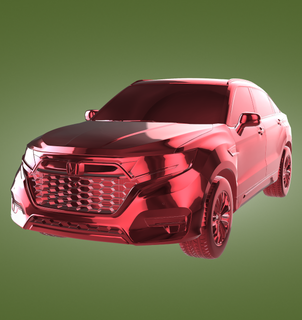 honda ur-v honda ur-v ur-v automobile car vehicle rally car race car sports car derby turbo top speed  3d print model - Mito3D