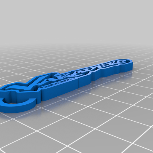 honda varadero keychain jewelry keychains 3D print model - Mito3D