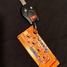honda vtec valve cover keychain jewelry racing car key gift si 3d print model - Mito3D