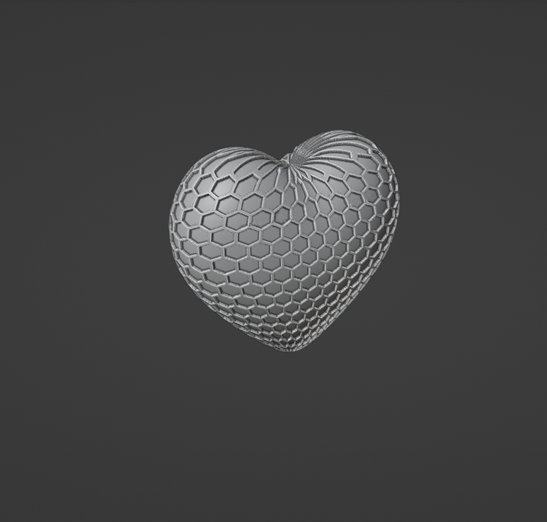 mel coração vela Sabonete 3D print model - Mito3D
