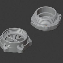 Honig Norden Filter Adapter Honigbrunnen 3d print model - Mito3D