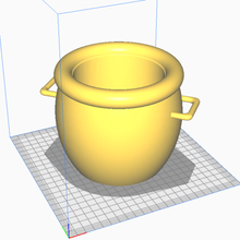 honey pot various gold 3d print model - Mito3D