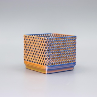 bal peteği çöp Kutusu 1x1 ızgara sonluluğu 3d print model - Mito3D