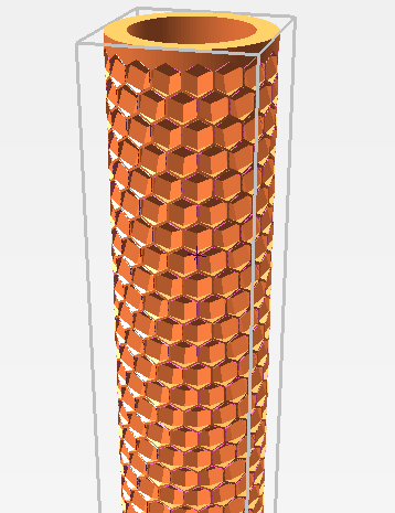 panal cilindro vela 3D print model - Mito3D