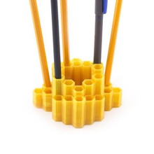 honeycomb cup home desk organizer pens pencils office 3d print model - Mito3D