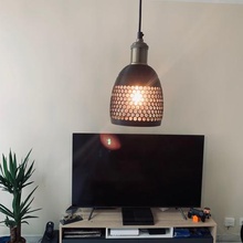 Waben-Lampe home Tendenz Architektur design 3d print model - Mito3D