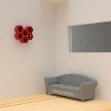 honeycomb shelves 3d print model - Mito3D