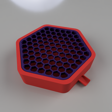 honeycomb soap dish 3d print model - Mito3D
