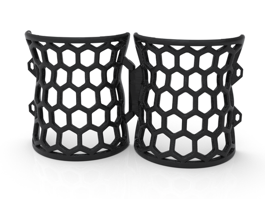 honeycomb wrist stabilizer lightweight erogonomics 3d print model - Mito3D