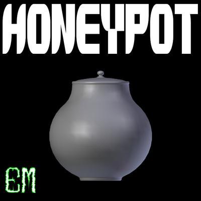 honeypot honey pot ceramic pottery decor prop 3d print model - Mito3D