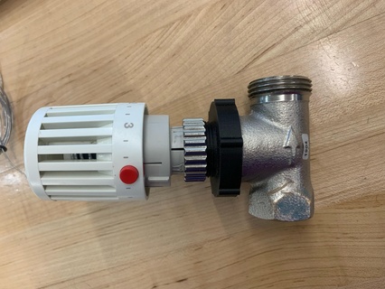 honeywell m40x15 thermostatic head valve adapter 3d print model - Mito3D