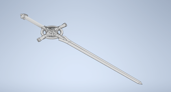 Honkai etki 3rd orada kıyamet Luna akraba lekeli bıçaklar Kostüm oyunu oyuncak kılıç bıçak ağzı destek 3d print model - Mito3D