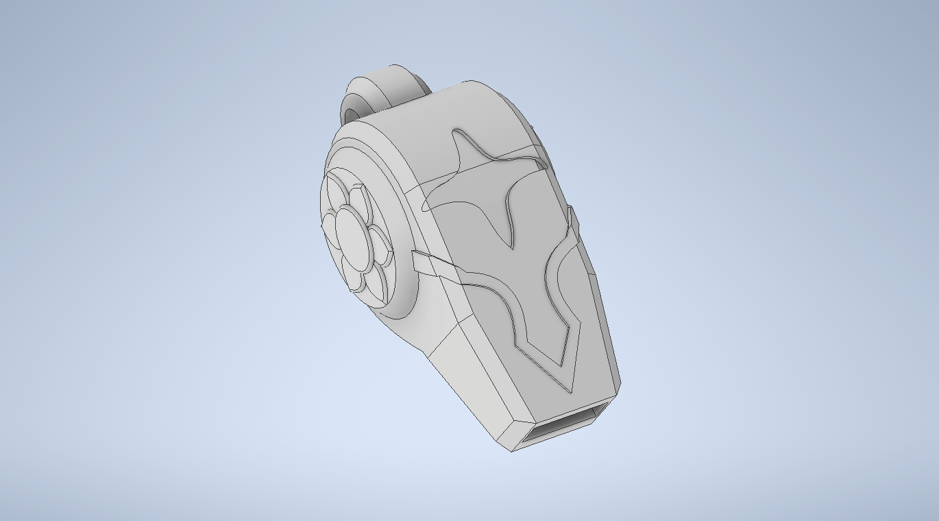 honkai stella rotaia lince fischio Accessori giocattolo cosplay puntello 3D print model - Mito3D