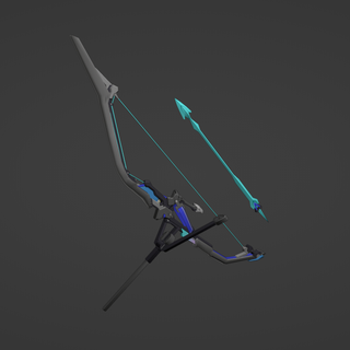 honkai star rail - march 7th bow digital 3d model files cosplay Game weapon 3d print model - Mito3D