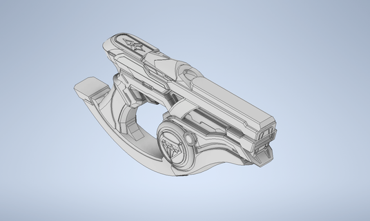 honkai star rail - topaz handgun accessories gun pistol blaster toy cosplay prop 3d print model - Mito3D