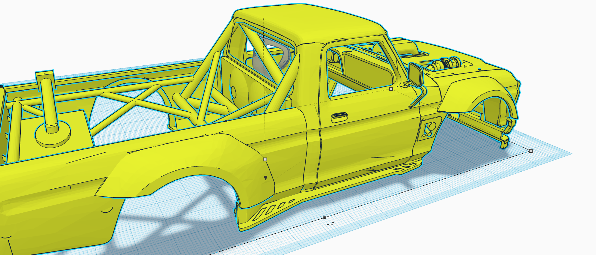 honnitruck kenn block 1 24 game carrera digital 124 slotcar 3D print model - Mito3D