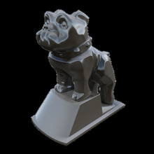 hood vintage ornament dog 3d print model - Mito3D