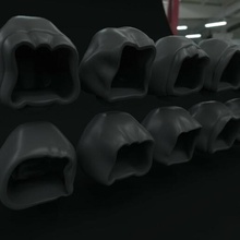 davlumbaz Uzay şövalyeler kasklar denizciler Warhammer 40k başlık kukuletalı siyah tapınakçılar karanlık melekler kasvetli Tapınakçı Haçlılar başsız kask baş takas 3d print model - Mito3D