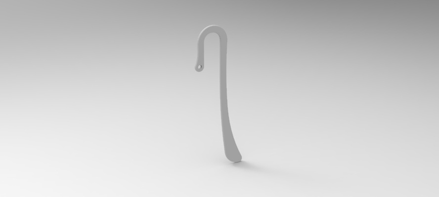 gancho marcador idea libro juguete broche llavero accesorio 3d print model - Mito3D