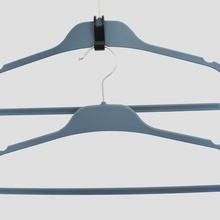 hook coat hangers gadget hanger hang hooks storage optimization wardrobe practice 3d print model - Mito3D