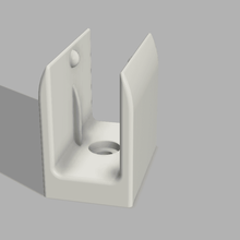 hook crank support roller shutter handle section roll 3d print model - Mito3D