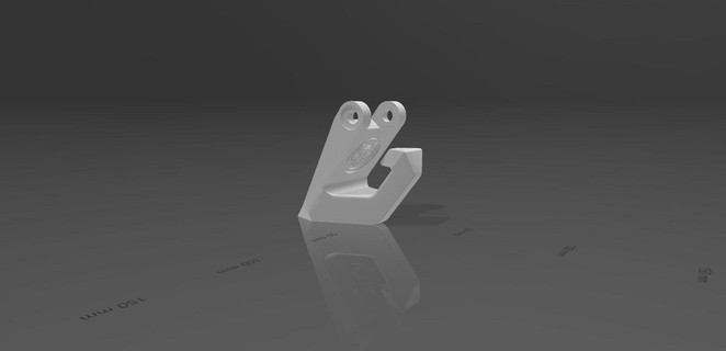 gancho dualtron mini lambreta mastro suporte pára lamas 3d print model - Mito3D