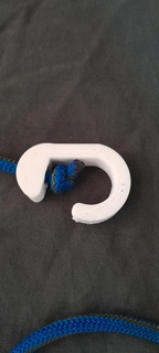 gancio elastico corda elastica 3d print model - Mito3D